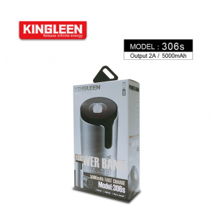 باور بانك كينجلين ٣٠٦ إس | ٥٠٠٠ مللي أمبير/ساعة محمول - شحن سريع ٢ أمبير